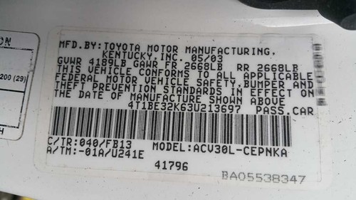 Audio Equipment Radio Receiver CD With Cassette Fits 02-04 CAMRY 295310 - Picture 9 of 9