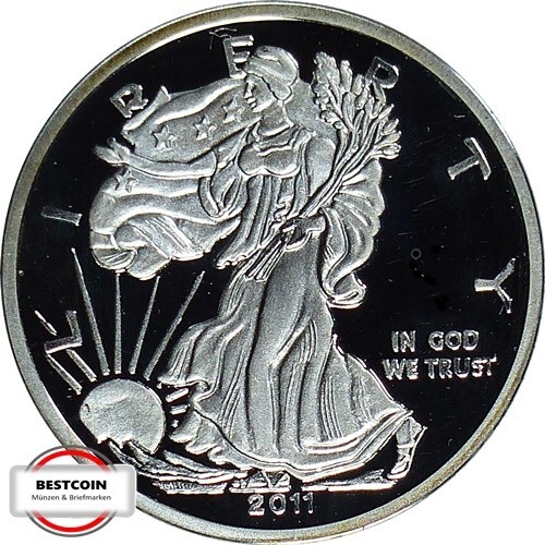 USA Medaille 1 $ Liberty von 2011 in PP 1501485 - Picture 1 of 2