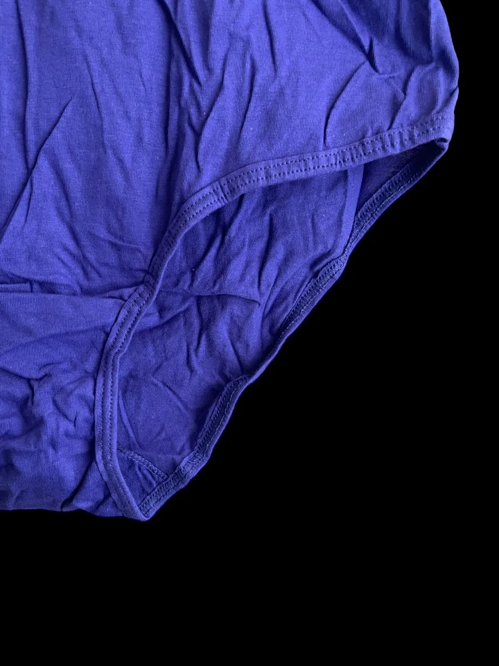 Bragas cortas vintage Fruit Of The Loom 100 % algodón talla 8 Sissy cintura alta NUEVAS Foto 3 de 4