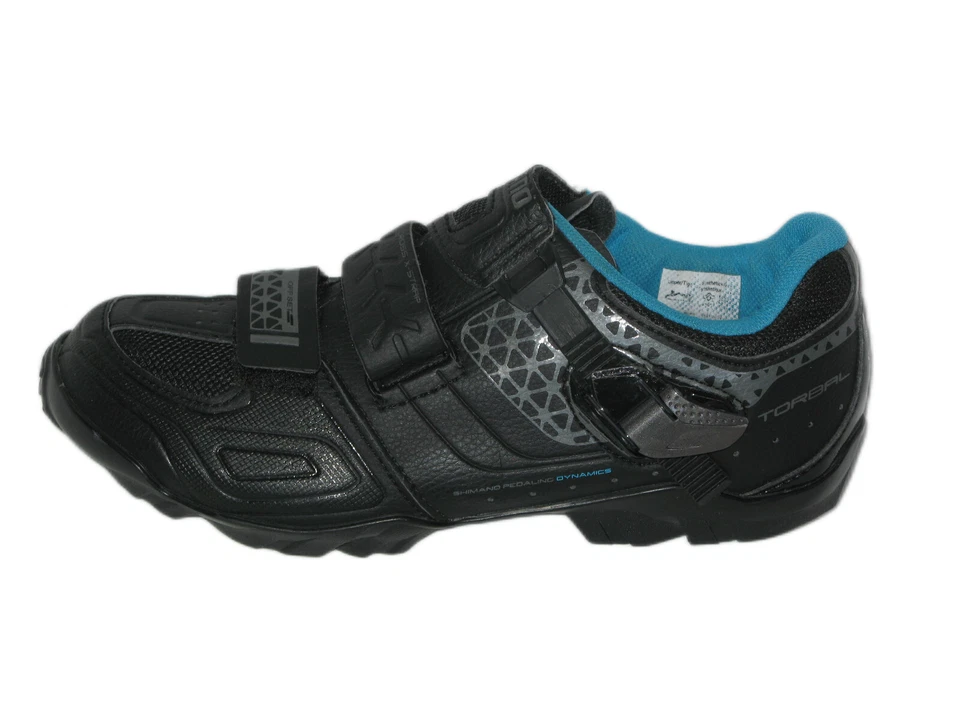 Sapatos femininos Shimano WM64 mountain bike ciclismo UE 39 EUA 7.2 + SPD chuteiras de 2 parafusos - Imagem 2 de 4