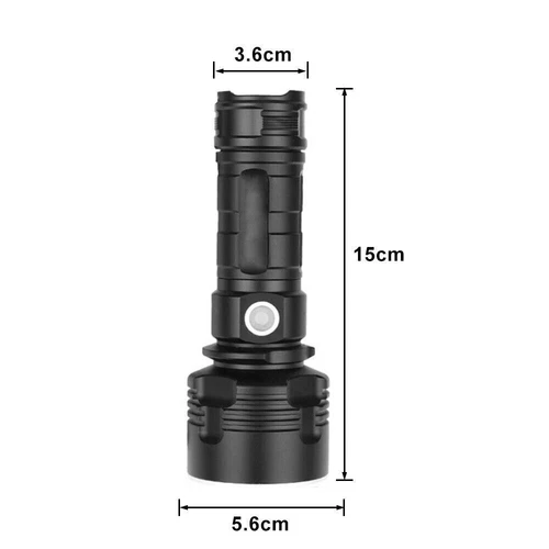 DHL 90000lm Super Bright Flashlight LED P70 USB Tactical Torch +26650 Battery- - Bild 10 von 17