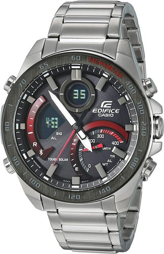 Casio EDIFICE ECB900DB-1A Smartphone Link Solar Power Stainless Steel Mens  Watch 4549526218750 | eBay