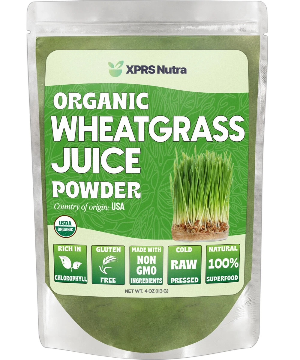 Organic wheatgrass juice clearance powder