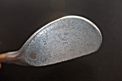 Ancien Putter Vee Cassidy Mad In England - Manche En Hickory (bois)