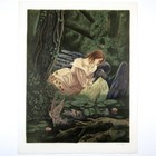 Vintage French Lithograph Beauty & the Beast Fairy Tale Jean-Pierre Stholl, 1977 — photo 2