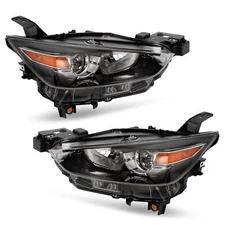 Left & Right Side Headlights W/O LED DRL For Mazda CX-3 CX3 2016-2022 #MA2518173