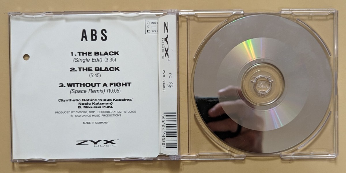 ABS- The Black CDS- 3TRK MAXI-SINGLE! TRANCE FROM ZYX! | eBay