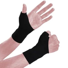 Thumb Arthritis Compression Gloves Fingerless Gel Pad Support for Pain Relief