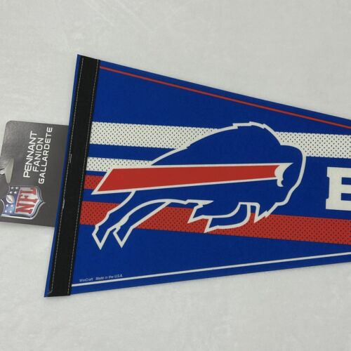 Buffalo Bills NFL Football WinCraft Classic Felt Pennant Banner Flag 30x12 - Picture 2 of 6