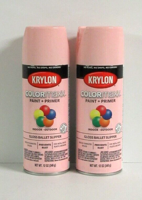 Krylon COLORmaxx Primer Black, 12 oz, Black Primer