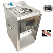 110V Commercial Meat Cutting Machine with 6mm Blade Electric Meat Slicer TJ-105L