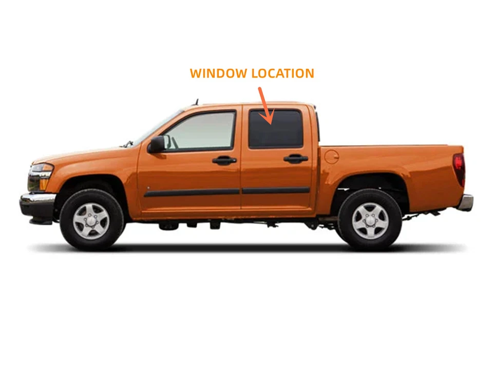 Driver/Left Side Rear Door Window Glass For 2006 i-350 / 2007-2010 Isuzu i-370 Foto 2 de 4