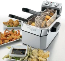 Waring WDF1000 Commercial  10 lbs. Single Basket Deep Fryer FULL WARRANTY