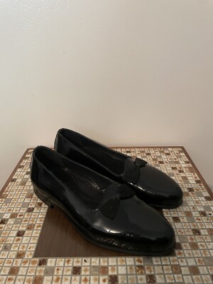 Vera Cuoio Black Dress / Work Flats Womens