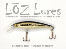 LOZ Lures Custom Hand-Painted *** Shallow-Hal *** Lures