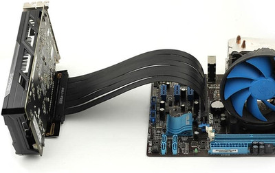 Graphics Card GPU Vertical Full Speed PCI-E 4.0 X16 Riser Cable High Speed Gen4 