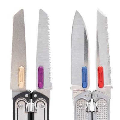 YUANDU For Leatherman Free P2 P4 ARC knife Saw file Thumb Grip Tabs Aluminum alloy CNC