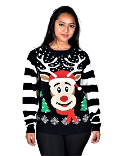 KESIS Women Ugly Christmas Sweater - Funny Cute Festive Holiday Xmas Pullover