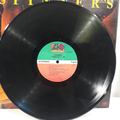 Spinners Labor Of Love 1981 PROMO LP Atlantic Records SD-16032 w/Lyric Sleeve - Imagen 8 de 10