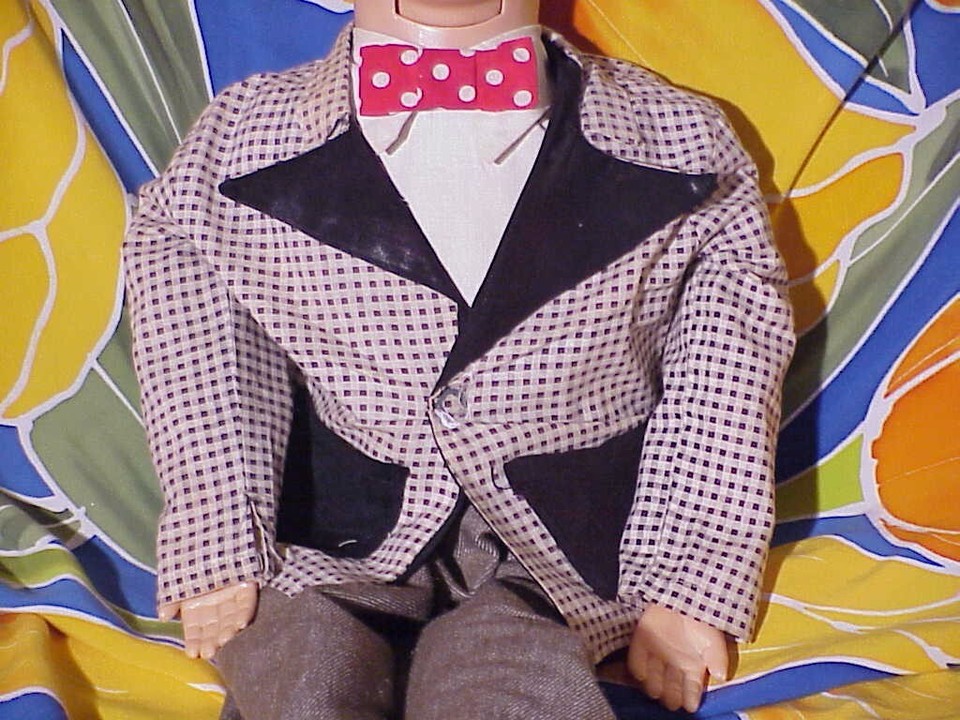 1960s KNUCKLEHEAD SMIFF Ventriloquist Dummy Doll by Juro Novelty