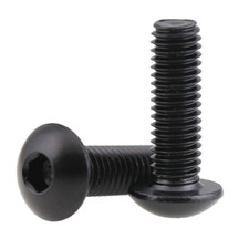 M3 M4 M5 Button Head Socket Cap Screws A2 Stainless Steel Black Allen Hex