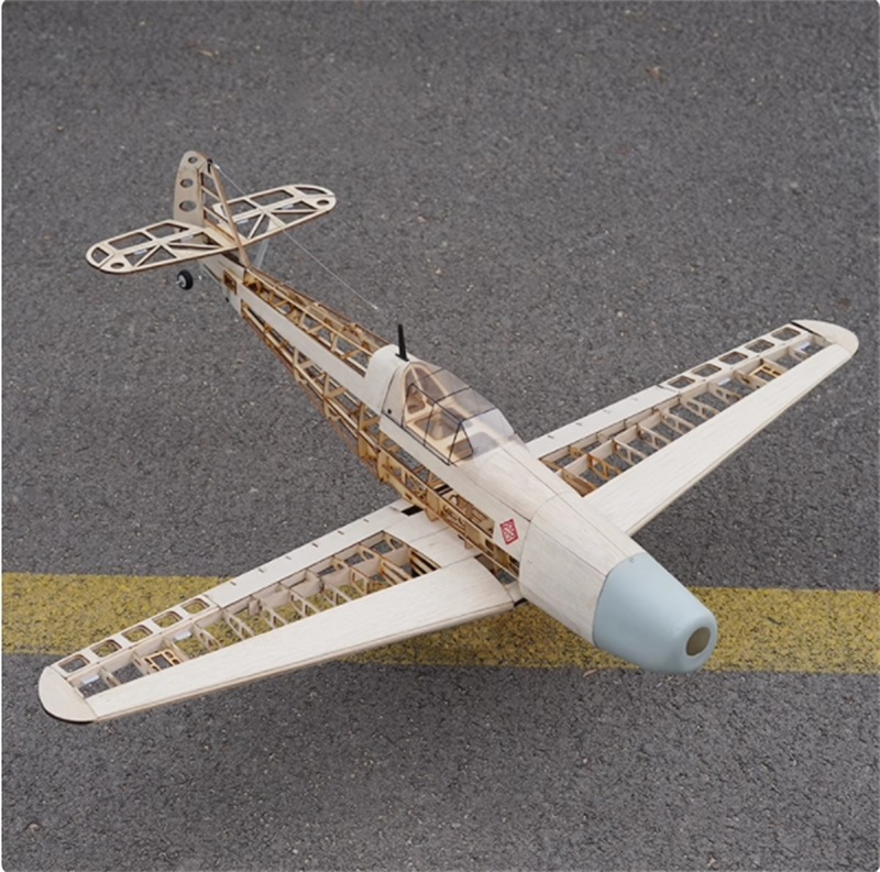 Spitfire Fighter Jet Wood KIT RC Building Airplanes DIY Model Plane Wingspan