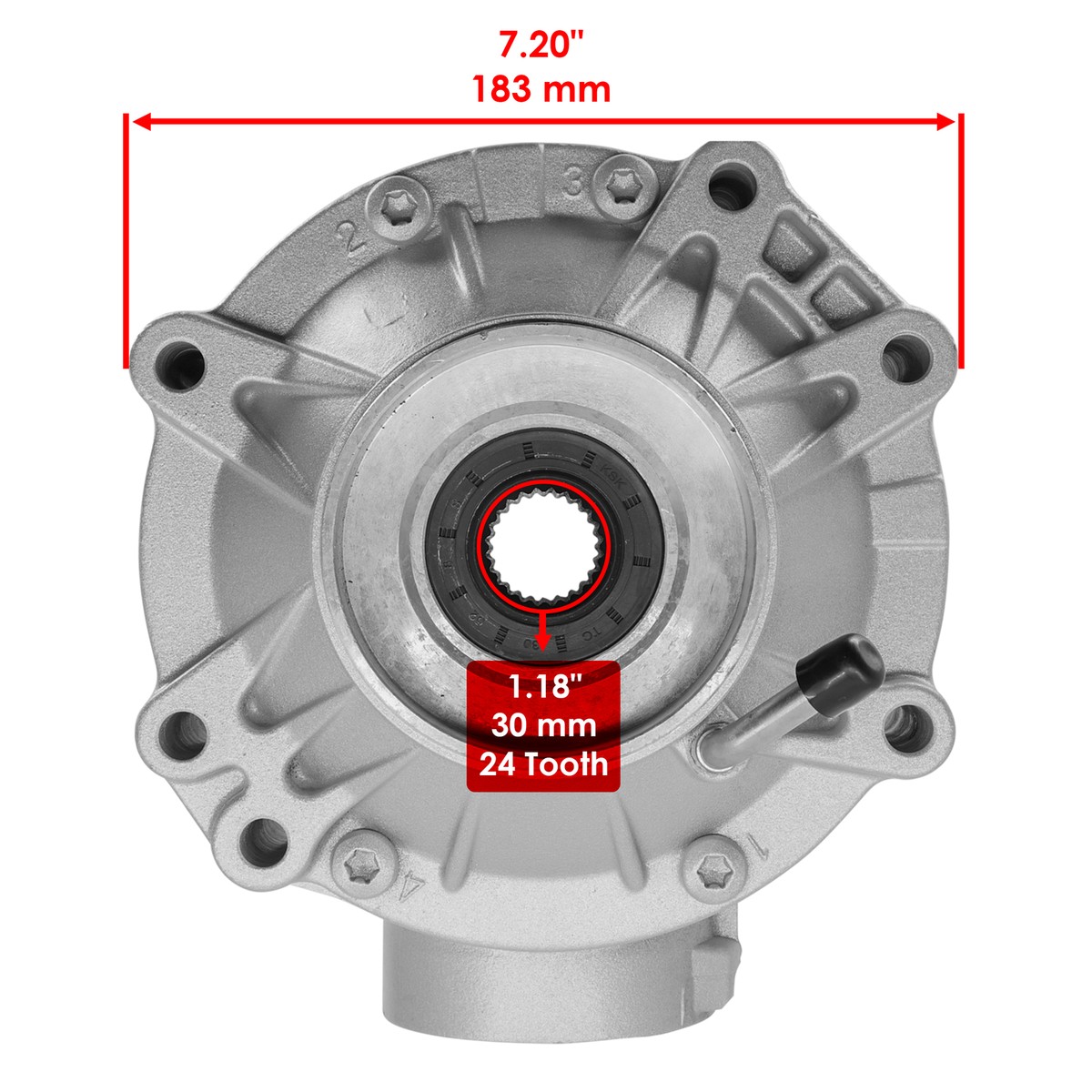 Complete Rear Differential For Can-Am 703500878 703501019 