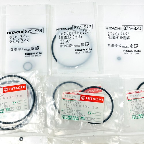 Hitachi Cylinder O Ring Kit NR83A NV5008AA VH-650 fits Many Models, 12 Pcs - Picture 2 of 5