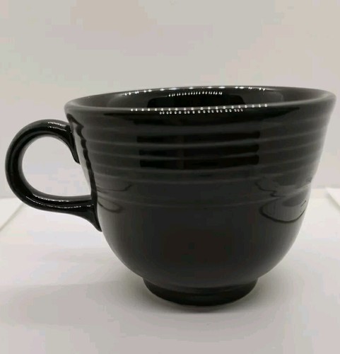 Fiestaware Fiesta 1- Rose & 1- Black 1986 Tea Cup From Homer Laughlin Vintage - Picture 12 of 17