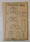 SIMPLICITY PATTERN #8346 MISS SIZE 12-14-16 SEMI-FITTED DRESS & LINED JACKET  — photo 3