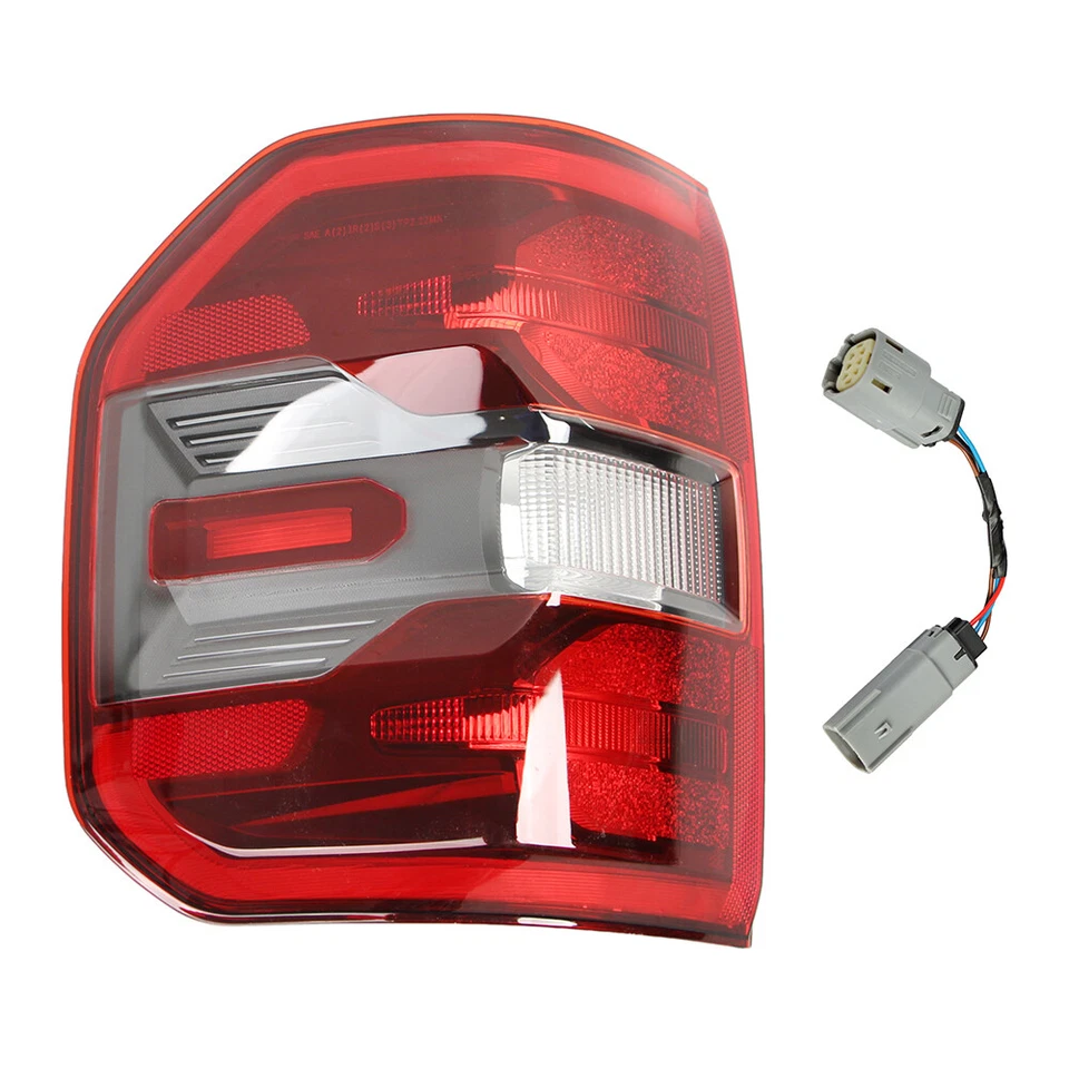 For 2022-2025 Ford Maverick XLT Red Smoked LED Tail Lights Lamps Left+Right - Image 2 of 4