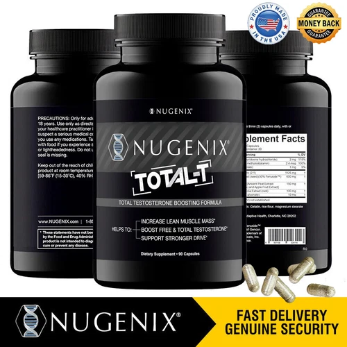 NUGENIX TOTAL-T Men's Testosterone Booster, Energy &Stamina 90 Capsules - Bild 3 von 12