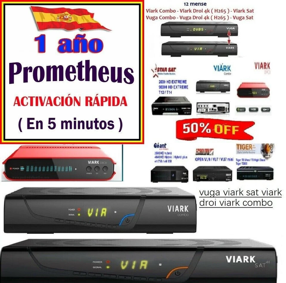 ESPAÑA viark renovar todo tipo Renovar Servidor iks viark sat deco viark expira Foto 2 de 2