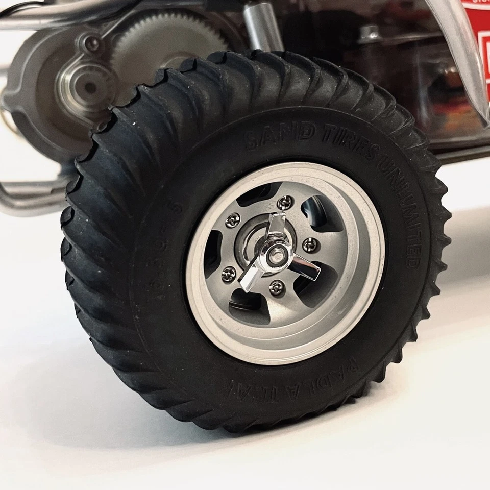 Knock Off 'Classic Style' Wheel Lock Nuts M4 size - Vintage RC Tamiya Kyosho - Image 4 of 4