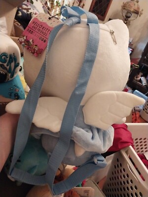 Hello Kitty Forever 21 Blue Angel Deadstock Collectible Plush Backpack Hello Kitty Blue Angel Plush Backpack BRAND NEW IN PACKAGE  main image 3