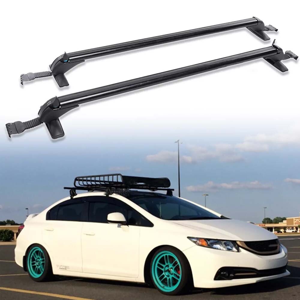 For Honda Civic Sedan Top Roof Rack Cross Bar Cargo Luggage