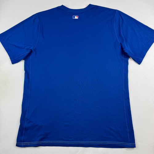 Nike Dri-Fit BSBL Mens Small Blue Texas Rangers MLB Authentic T-Shirt - Picture 2 of 10