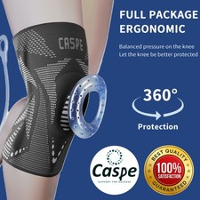 Knee Sleeve Compression Brace Support for Sport Gym Joint Pain Arthritis Relief