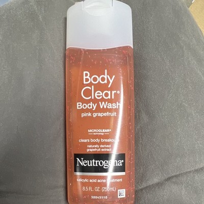 Neutrogena Body Clear Acne Treatment Gel Body Wash Pink Grapefruit 8.5 fl oz