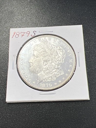 1879-S Morgan Silver Dollar $1 - .9 / AU / Beautiful Coin!