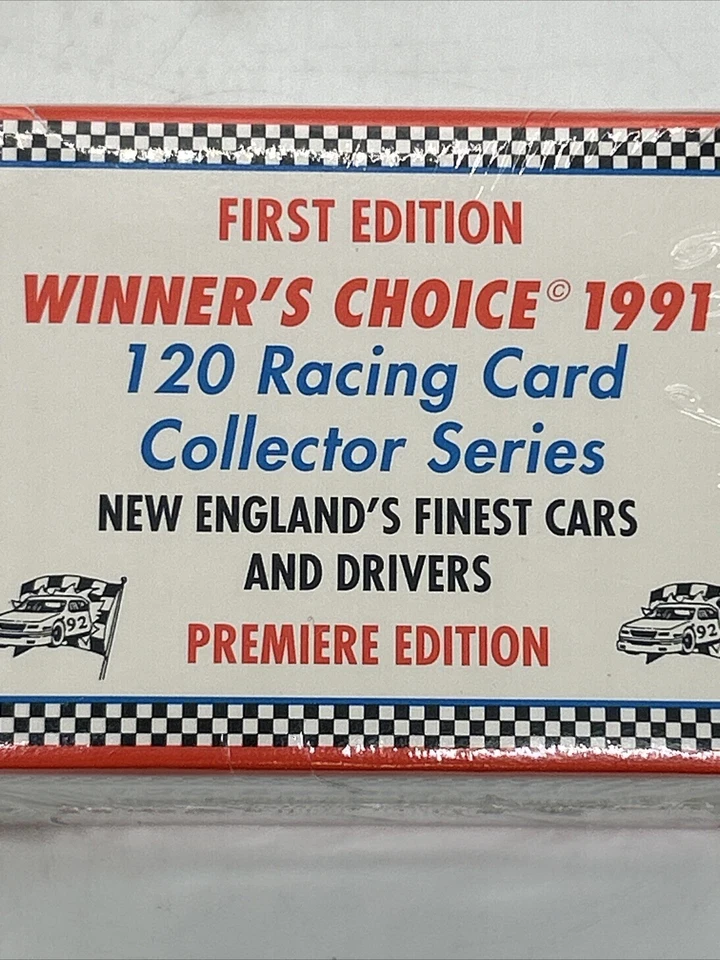 1991 Winners Choice 1st Edition New England Collector Series • 120 Racing Cards - Image 4 of 4