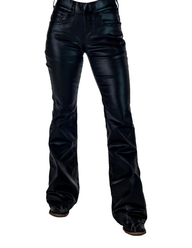 Cowgirl Tuff Western Pants Womens Flirt Flare XL Long Black JFLIRT CLEARANCE