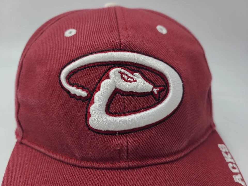 Arizona Diamondbacks TEI Adjustable Hat Cap AZ Men Women MLB Baseball Red White - Image 4 of 4