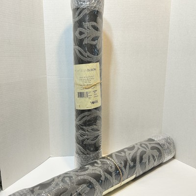 Candice Olson by York Wallpaper DE8860 75 Sq Ft Damsk Dazzled Lot 2 New