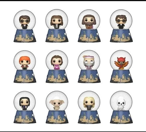 Harry Potter COMPLETE SET Snowglobe Characters Mini Blind Box Funko Combo Set