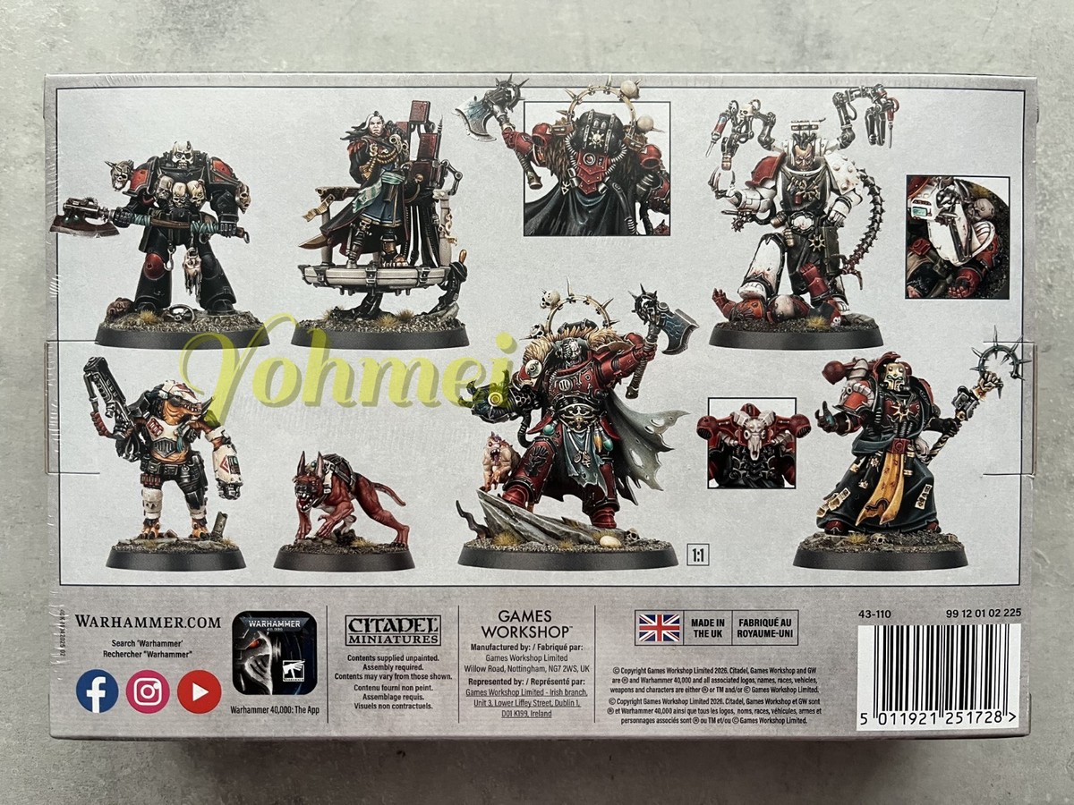 Huron Blackheart and the Masters of the Maelstrom CSM - 40k ~ 0