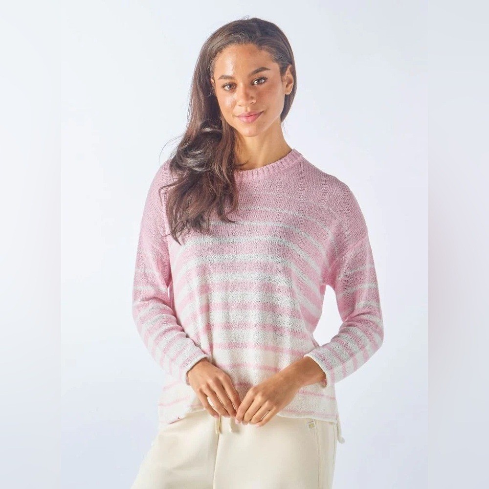 Simply Southern Nantucket Pink Sweater size S