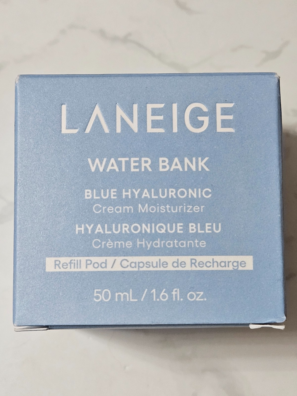 Laneige Water Bank Blue Hyaluronic Cream Moisturizer 50ml Brand New Box Genuine