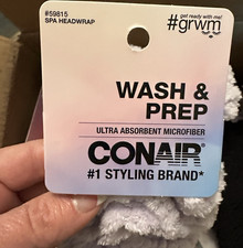 Conair Microfiber Headwraps, Scrunchies  Wrist Bands, Frizz-Free Satin, Assort  