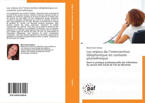 Marie-Anick Dufour | Les Enjeux De L'intervention TéLéPhonique En Contexte...-image